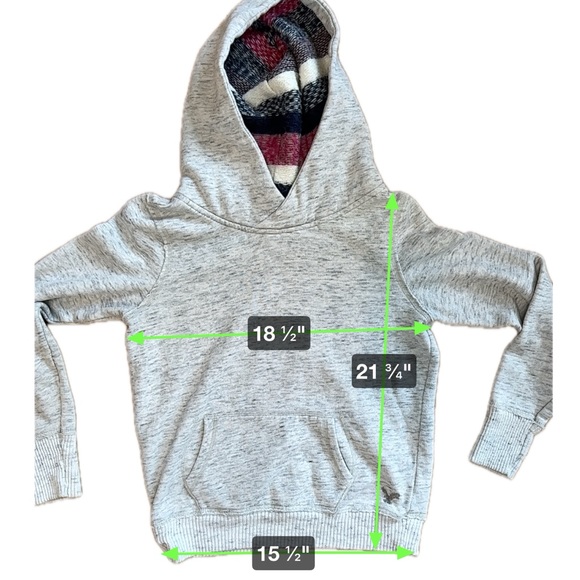 American Eagle Kangaroo Pocket Hoodie Sweatshirt Gray Pullover M - Picture 5 of 7